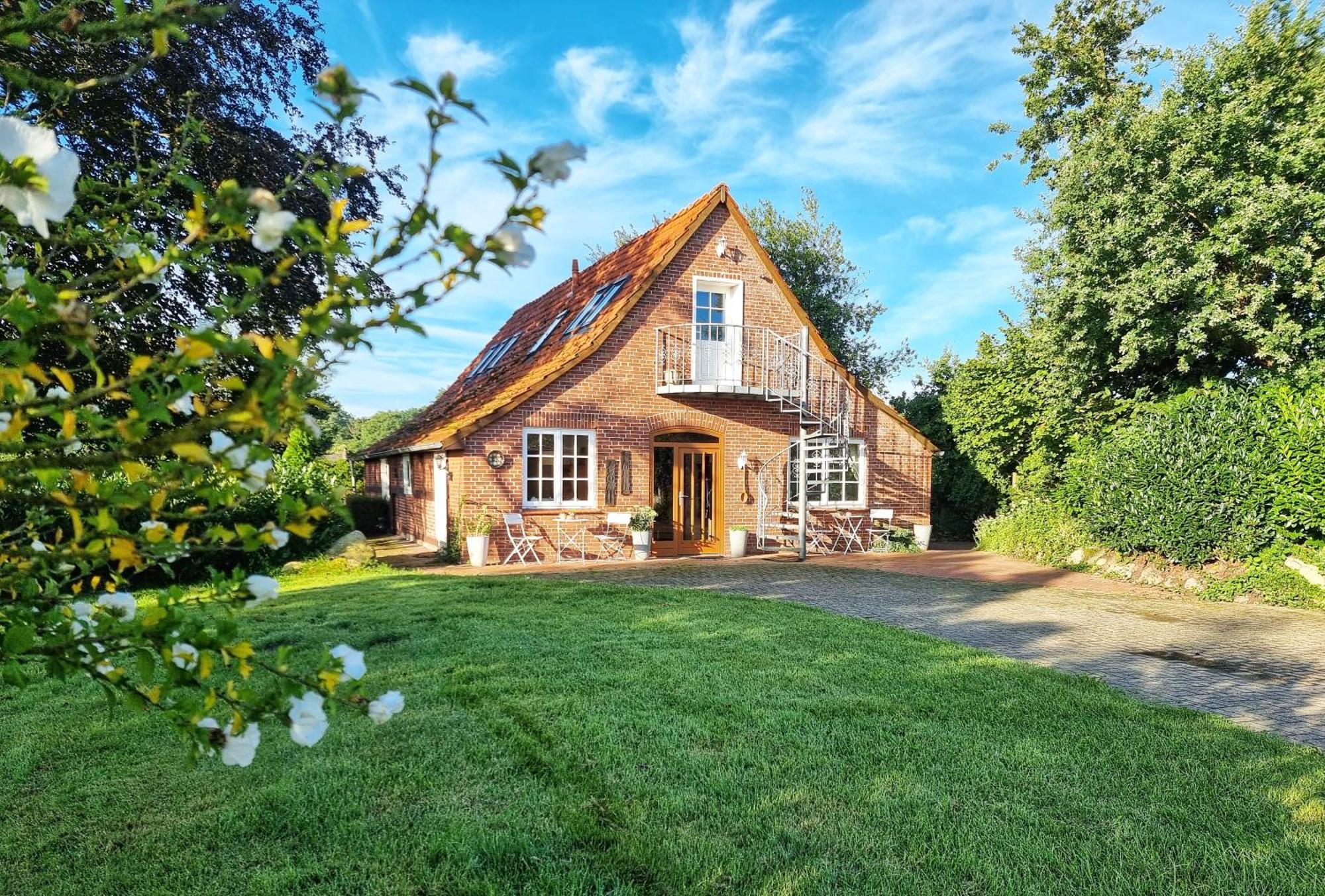 200 Jahre Altes Landhaus Mit Tieren Goldenstedt Exterior foto
